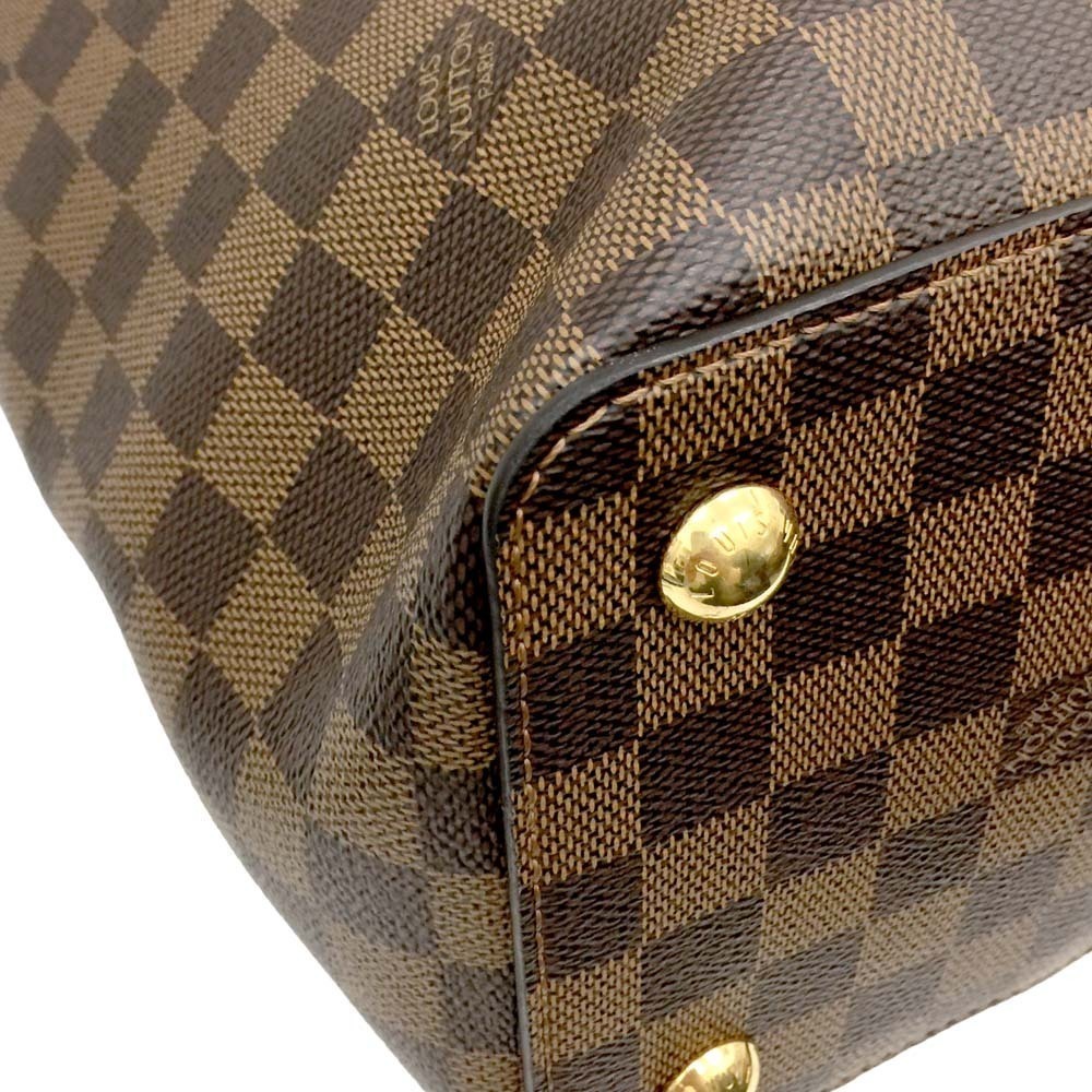 Louis Vuitton Bag Damier Shoulder Jersey Tote Brown Cream - Picture 10 of 10